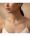 Zia Turquoise Evil Eye Pendant Necklace