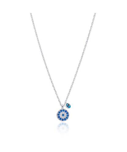 Zia Evil Eye Pendant Necklace