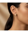 Zia Oval Silver with Citrine Stone Stud Earrings Zia Oval Silver with Citrine Stone Stud Earrings