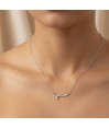 Zia Love Arabic Alphabet Silver Necklace Zia Love Arabic Alphabet Silver Necklace