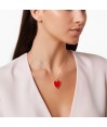 Zia Big Red Enamel Heart Handcrafted