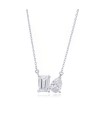 Zia Cluster Zircon Charm Necklace