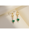 Zia Emerald CZ Earrings Zia Emerald CZ Earrings
