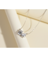 Zia Cluster Zircon Charm Necklace