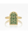 Arabian Night Malachite Arc Ring Arabian Night Malachite Arc Ring