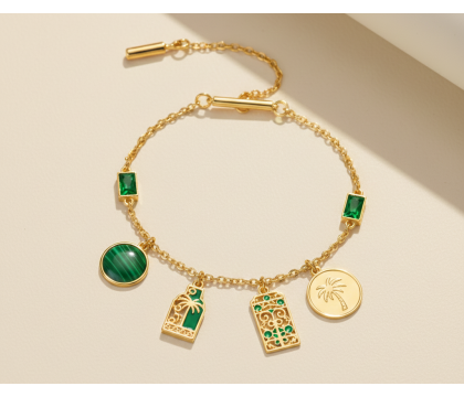 Arabian Night Souk Charm Bracelet | Zia Jewellery
