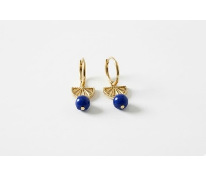 Shiras  Starlit Fan Hoop Earrings