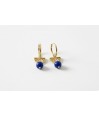 Shiras  Starlit Fan Hoop Earrings