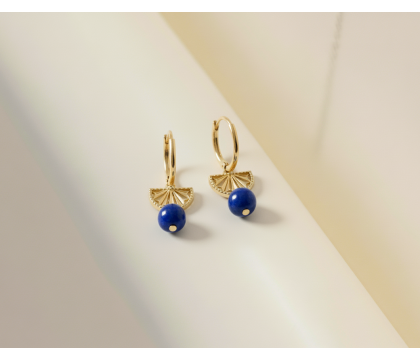 Shiras Starlit Fan Hoop Earrings | Zia Jewellery