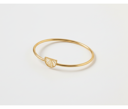 Shiras Gilded Horizon Bangle | Zia Jewellery
