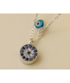 Zia Evil Eye Pendant Necklace