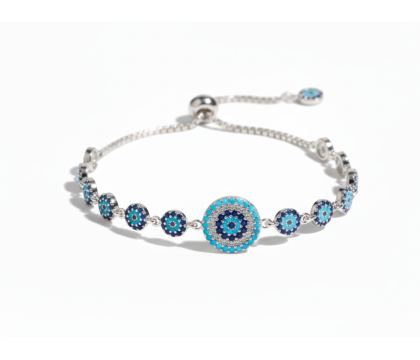 Zia Blue Evil Eye Bracelet