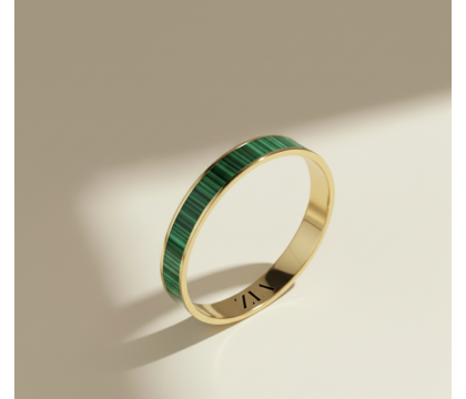 Arabian Night Emerald Sands Bangle | Zia Jewellery
