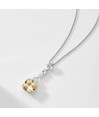 Zia Solely  Yellow CZ Y Necklace