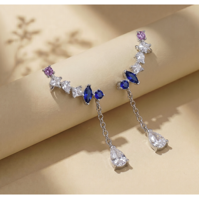 Zia Summer  Huggie Hoop Earrings
